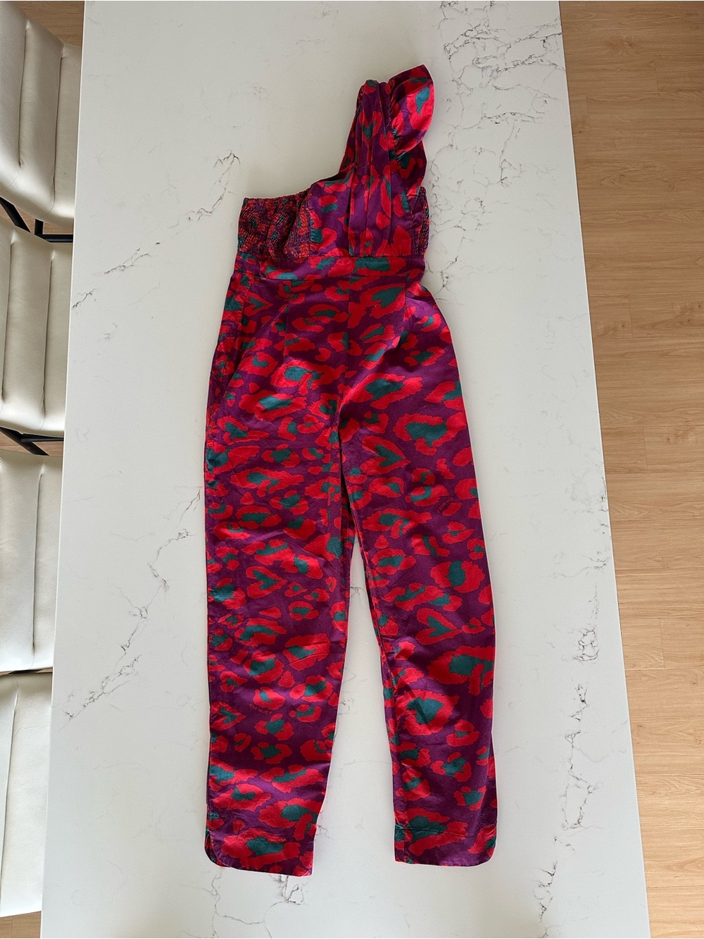 FARM RIO One-Shoulder Jumpsuit